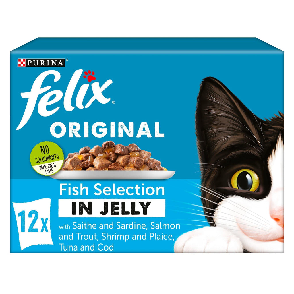 Felix Cat Food Fish Selection In Jelly 12 X 100G 