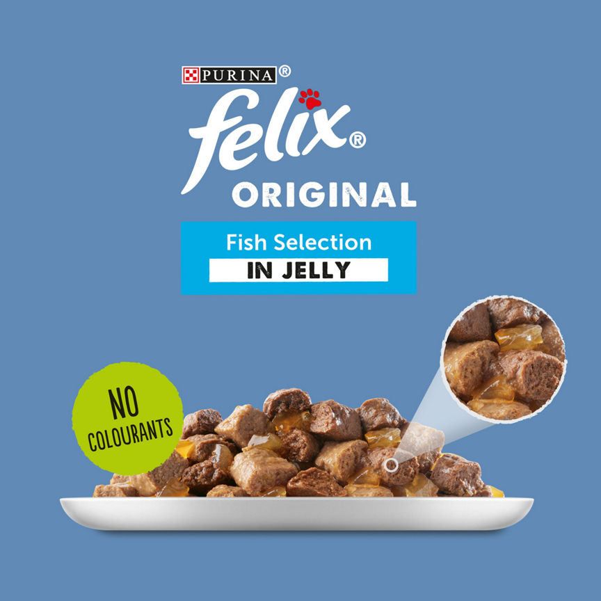 Felix Cat Food Fish Selection In Jelly