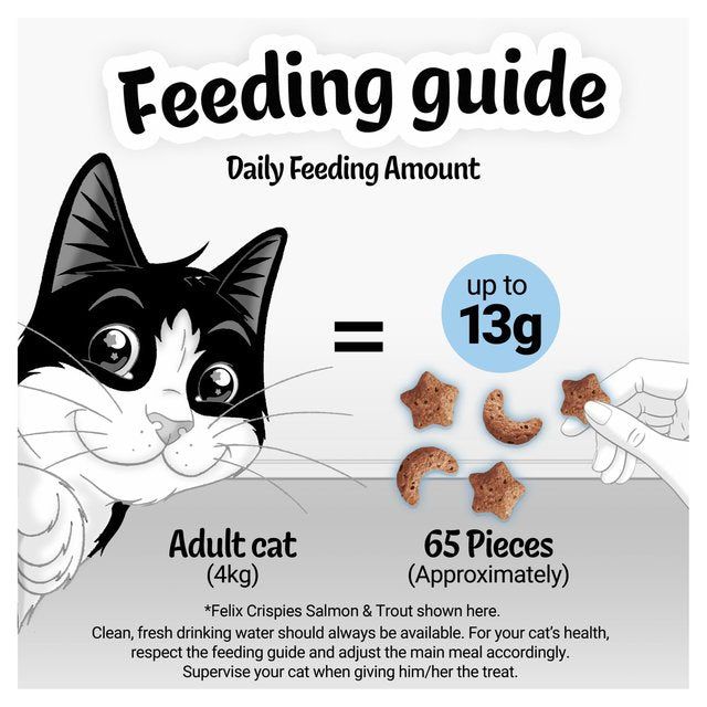 Felix Crispies Salmon &amp;amp; Trout Cat Treats    45g