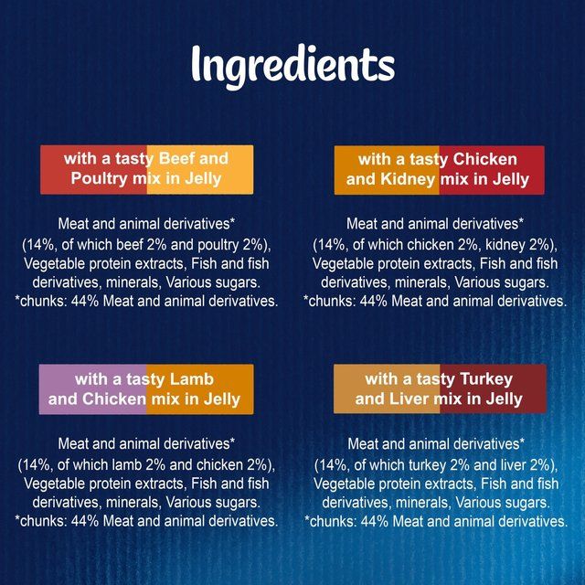 Felix Doubly Delicious Meat Selection in Jelly Wet Cat Food   12 x 100g