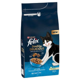 Felix Doubly Delicious Salmon &amp;amp; Vegetables Dry Cat Food   2kg