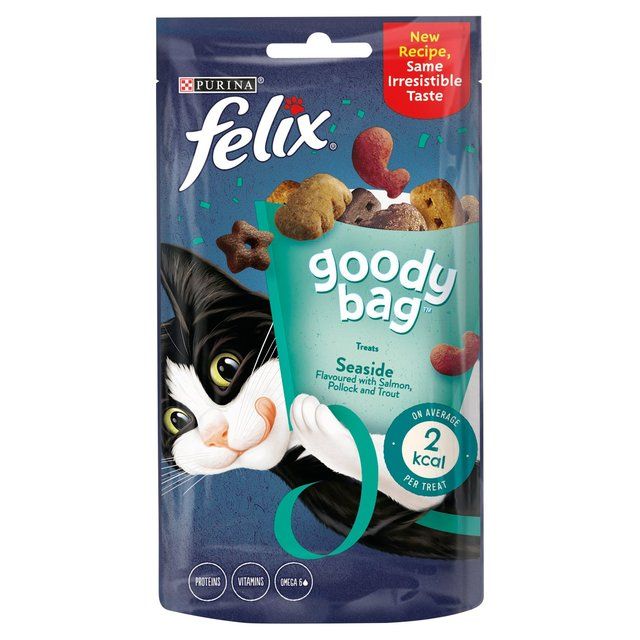 Felix Goody Bag Seaside Salmon Pollock & Trout Cat Treats   60g