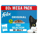 Felix Original Cat Food Fish Selection in Jelly Wet Cat Food   80 x 85g