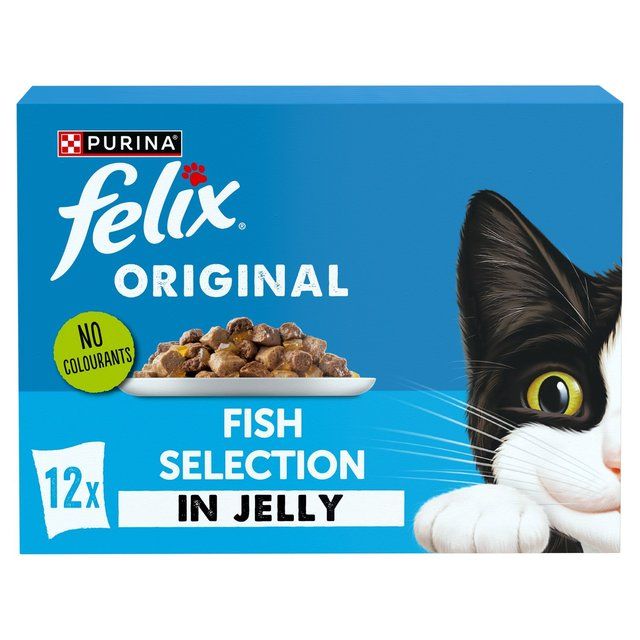 Felix Original Fish Selection in Jelly Wet Cat Food     12 x 85g