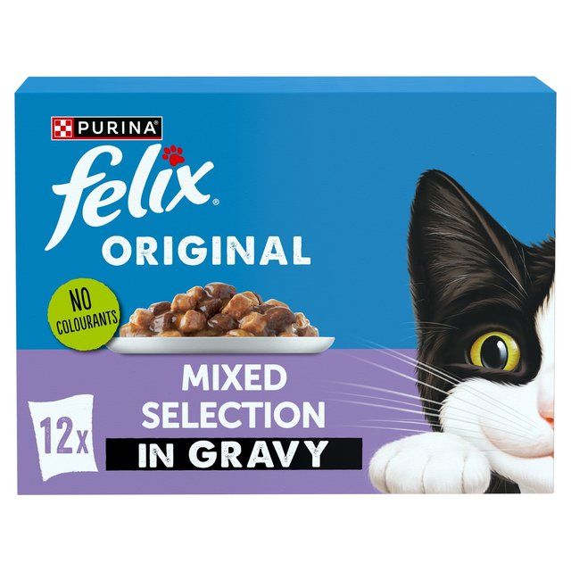 Felix Original Mixed Selection in Gravy Wet Cat Food   12 x 85g