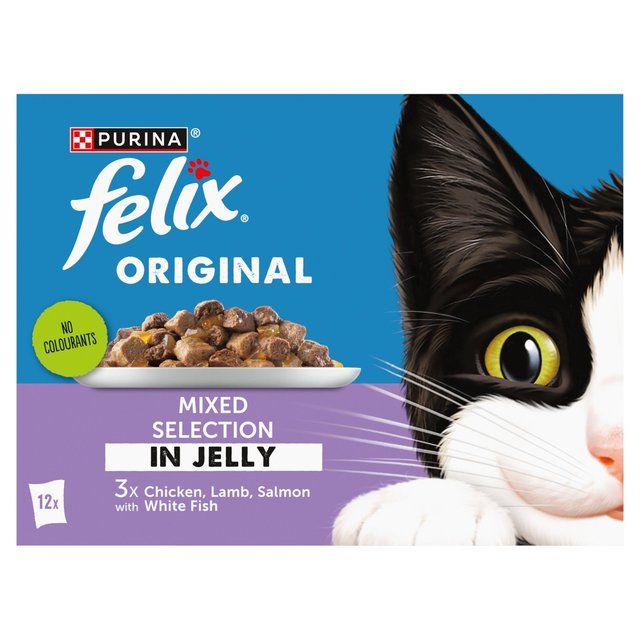 Felix Original Mixed Selection in Jelly Wet Cat Food   12 x 85g