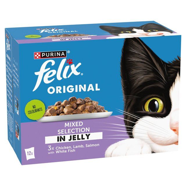 Felix Original Mixed Selection in Jelly Wet Cat Food   12 x 85g