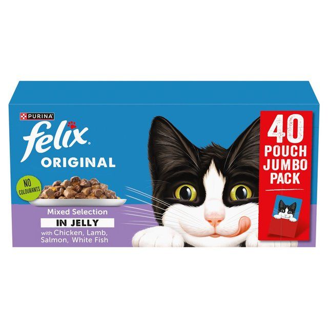 Felix Original Mixed Selection in Jelly Wet Cat Food   40 x 85g