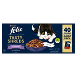 Felix Tasty Shreds Mixed Selection in Gravy Wet Cat Food    40 x 80g