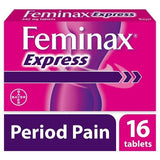 Feminax Express Period Pain &amp;amp; Cramps 16 Tablets