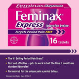 Feminax Express Period Pain &amp;amp; Cramps 16 Tablets