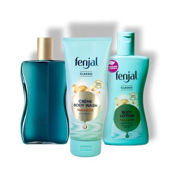 Fenjal Classic Bath &amp;amp; Body Bundle|Bath Oil+Body Wash+Lotion