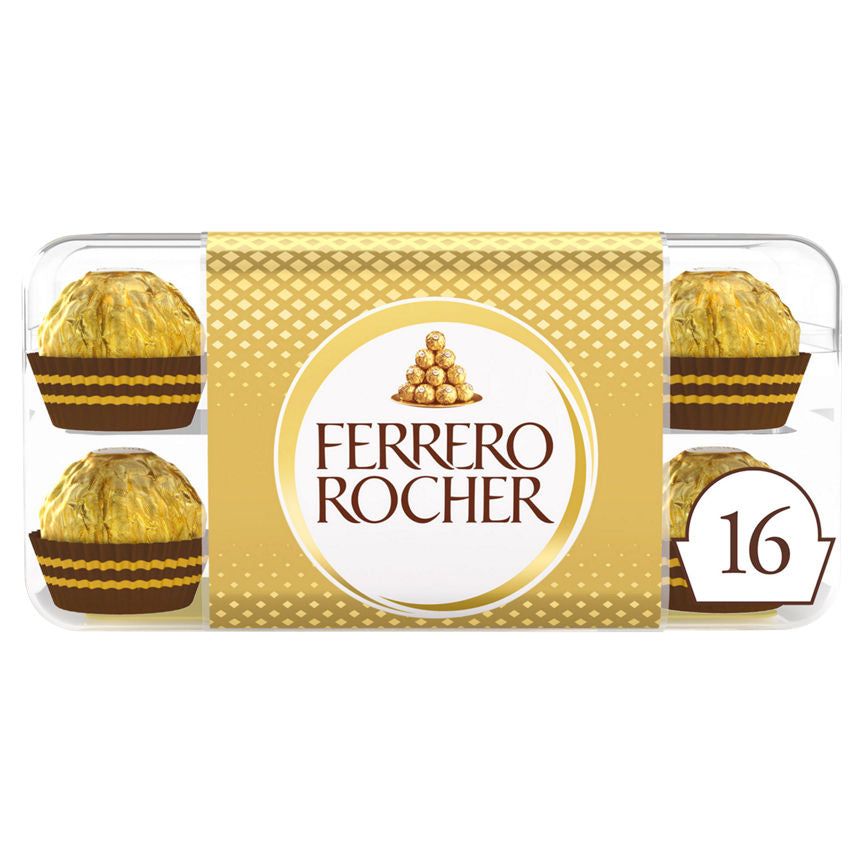 Ferrero Rocher Chocolate Pralines Gift Box 16 Pieces