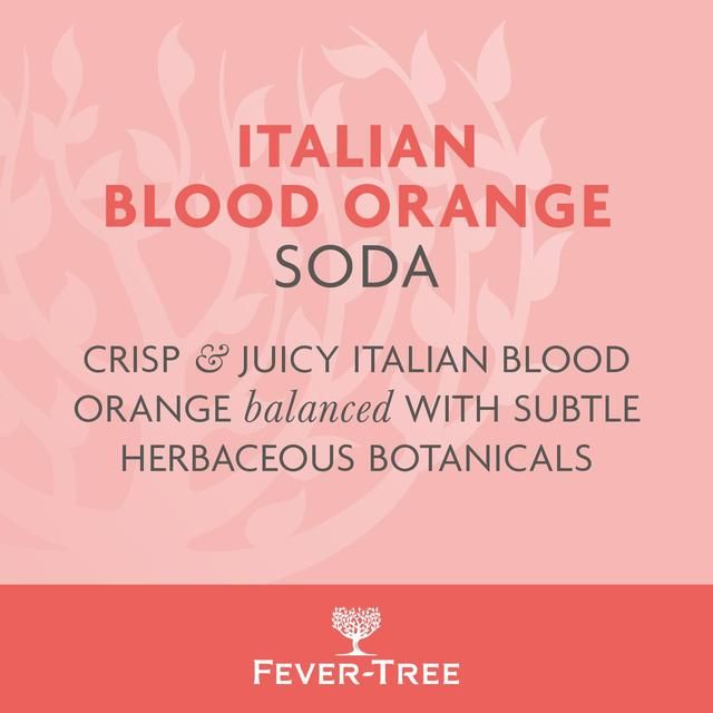 Fever-Tree Italian Blood Orange Soda   6 x 150ml