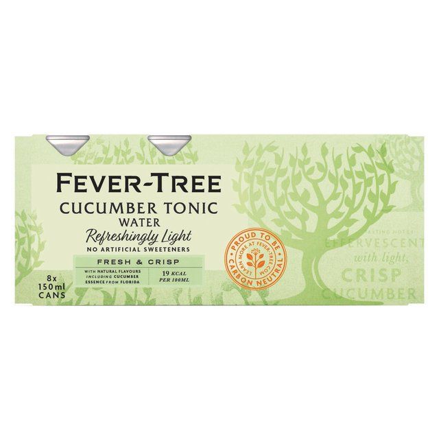 Fever-Tree Light Cucumber Tonic Cans Default Title