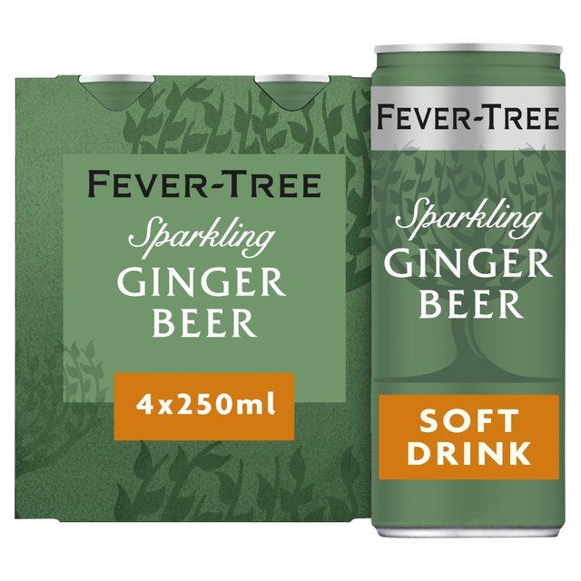 Fever-Tree Light Ginger Beer   4 x 250ml