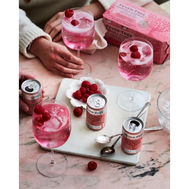 Fever-Tree Light Rhubarb &amp;amp; Raspberry Tonic Cans