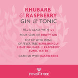 Fever-Tree Light Rhubarb &amp;amp; Raspberry Tonic Cans