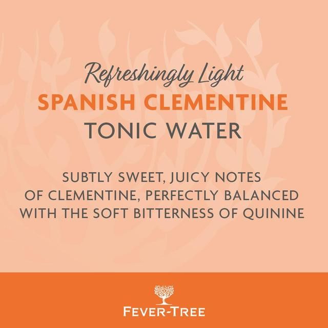 Fever-Tree Light Spanish Clementine Tonic Cans