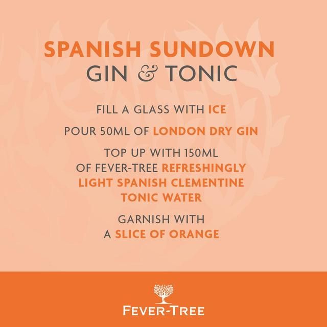 Fever-Tree Light Spanish Clementine Tonic Cans