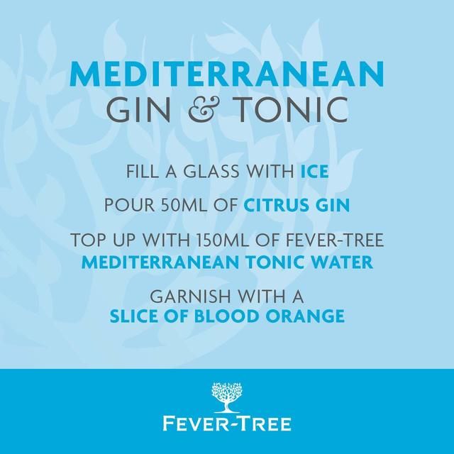 Fever-Tree Mediterranean Tonic Water   4 x 200ml