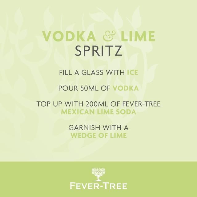 Fever-Tree Mexican Lime Soda   6 x 150ml