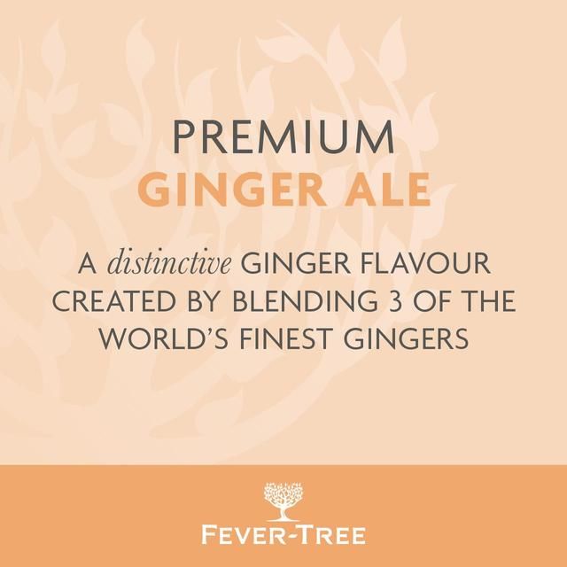 Fever-Tree Premium Ginger Ale   4 x 200ml