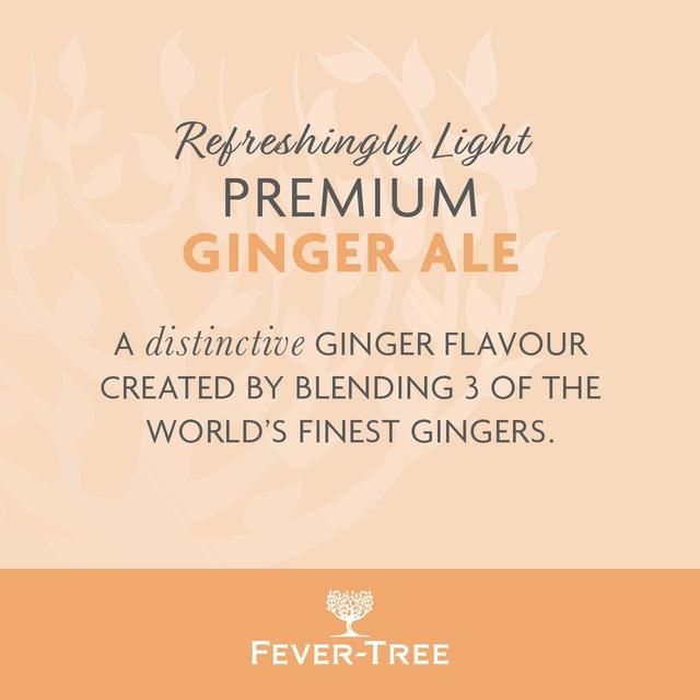 Fever-Tree Refreshingly Light Ginger Ale Cans   8 x 150ml