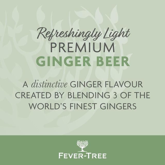 Fever-Tree Refreshingly Light Ginger Beer   24 x 200ml