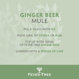 Fever-Tree Refreshingly Light Ginger Beer   24 x 200ml