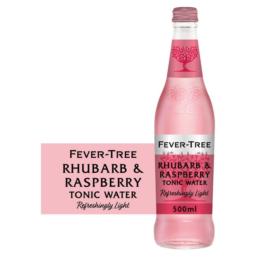 Fever-Tree Refreshingly Light Sweet Rhubarb &amp;amp; Raspberry Tonic Water