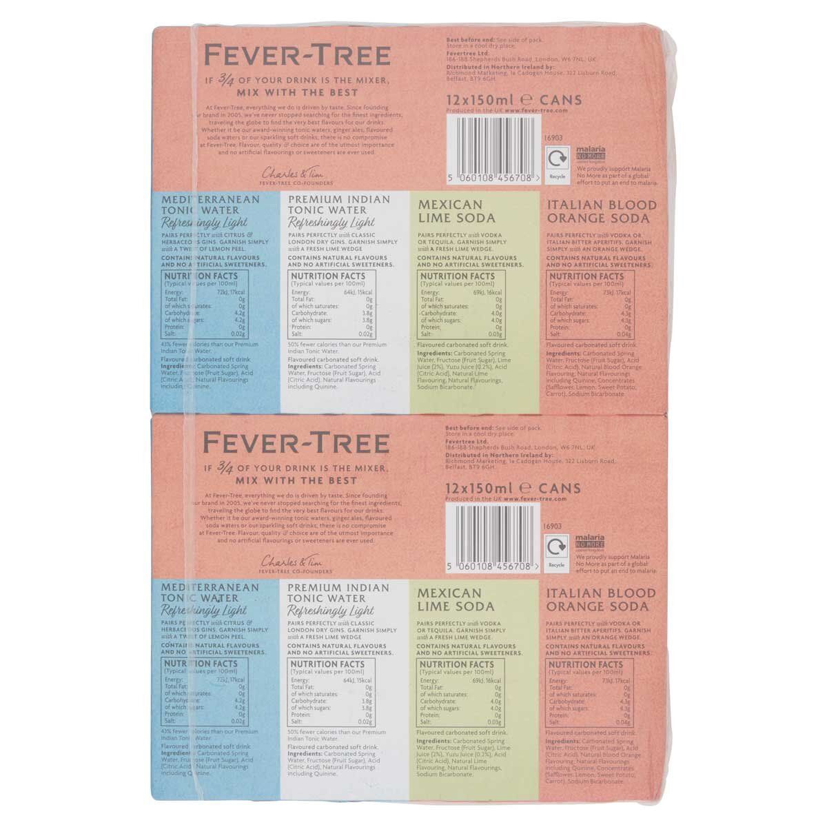 Fever-Tree Variety Pack, 2 x 12 x 150ml