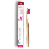 MyMouth Bamboo Toothbrush Medium Bristle Pink GOODS Superdrug Pink  