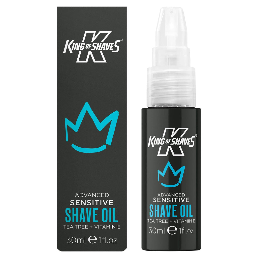 King of Shaves Refillable Sensitive Advanced Shave Oil 30ml