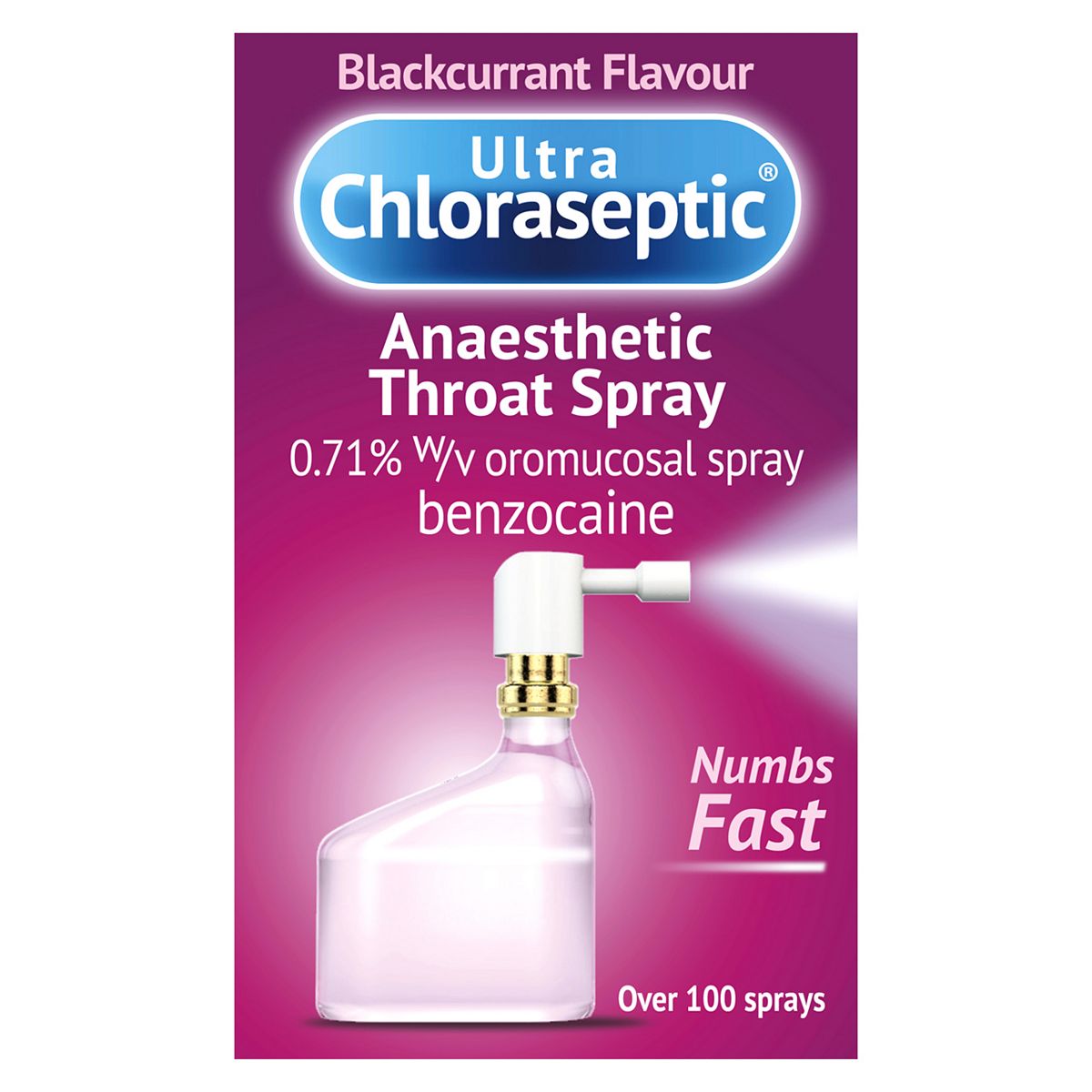 Ultra Chloraseptic Anaesthetic Throat Spray Blackcurrant - 15ml GOODS Boots   