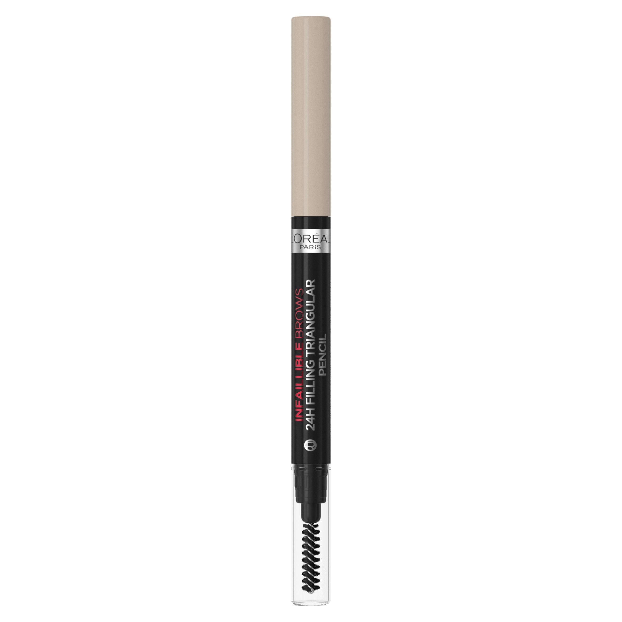 L'Oréal Paris Infallible 24H Brow Filling Triangular Pencil 8.0 Light Cool Blonde GOODS Sainsburys   