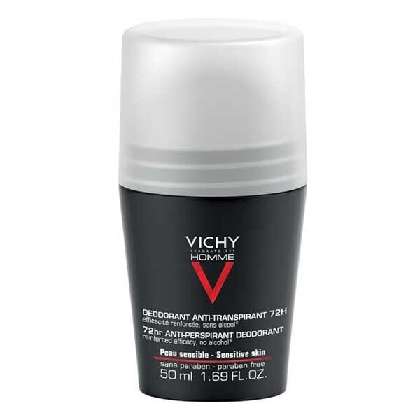 Vichy Homme Extreme Anti-Perspirant Roll-On 72Hr 50Ml GOODS Superdrug   