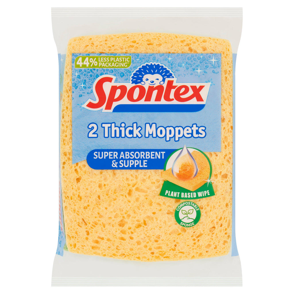 Spontex Moppets Thick Cloths x2