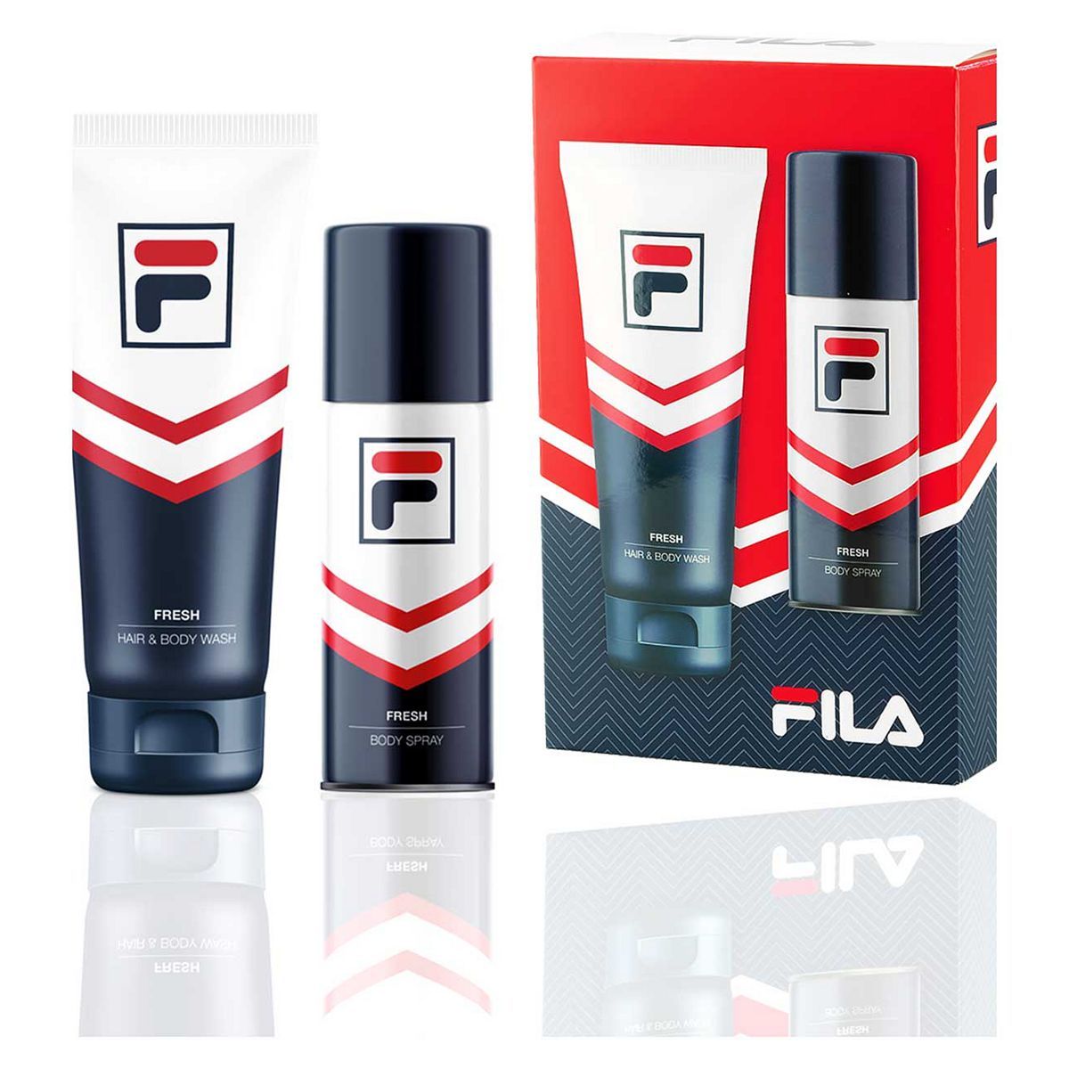 FILA Duo containing 200ml Fresh Hair &amp;amp; Body Wash &amp;amp; 150ml Fresh Body Spray