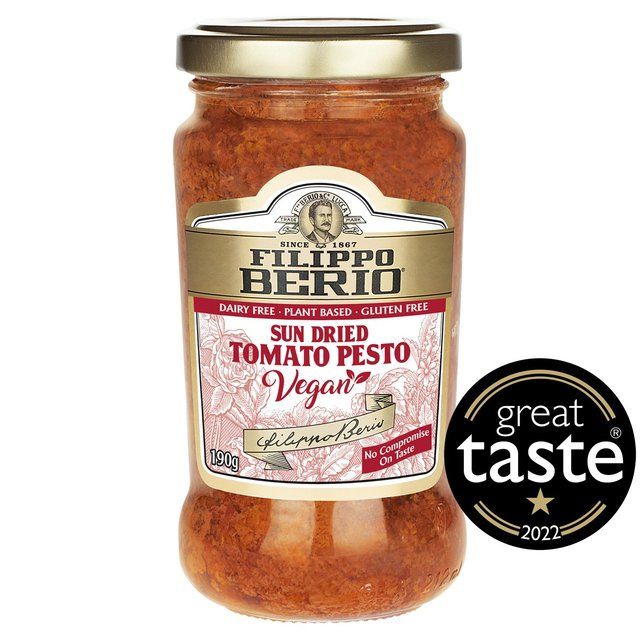 Filippo Berio Vegan Sun Dried Tomato Pesto   190g