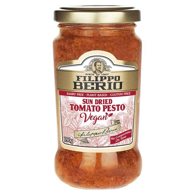 Filippo Berio Vegan Sun Dried Tomato Pesto   190g