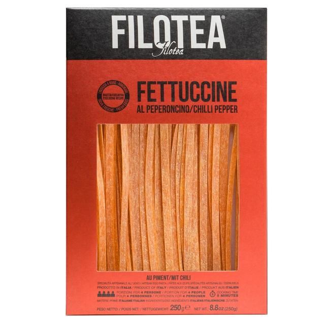 Filotea Chilli Pepper Fettuccine Artisan Egg Pasta   250g