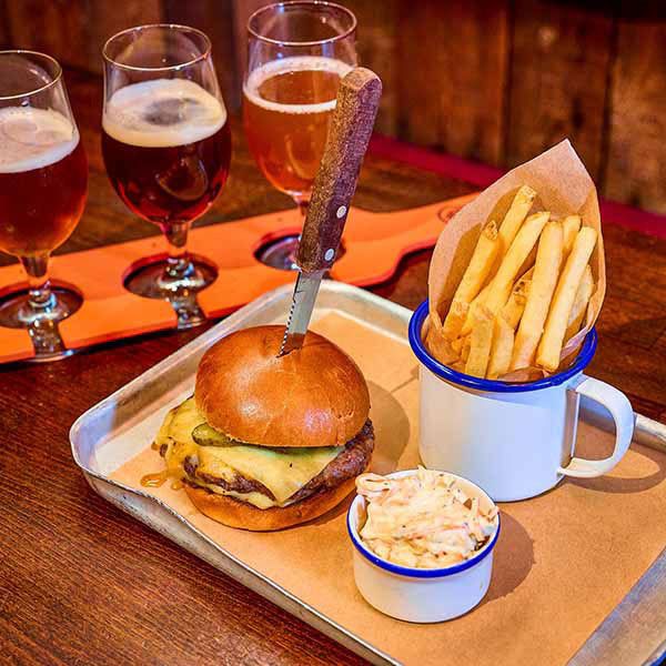 Find Me a Gift Gourmet Burger Meal & Craft Beer for 2 Gift