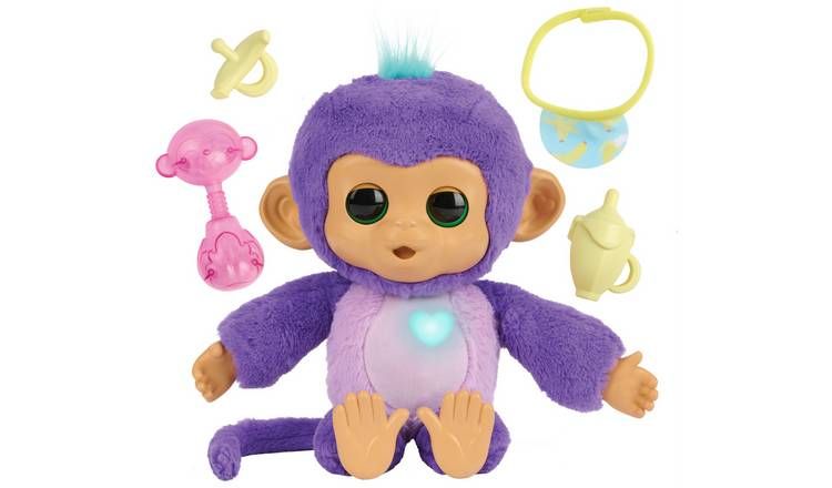 Fingerlings Care 'n' Cuddles Interactive Baby Monkey