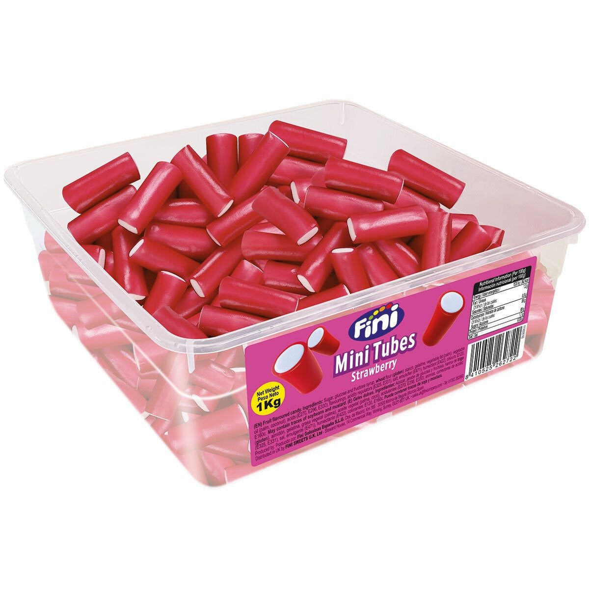 Fini Strawberry Mini Tubes, 1kg