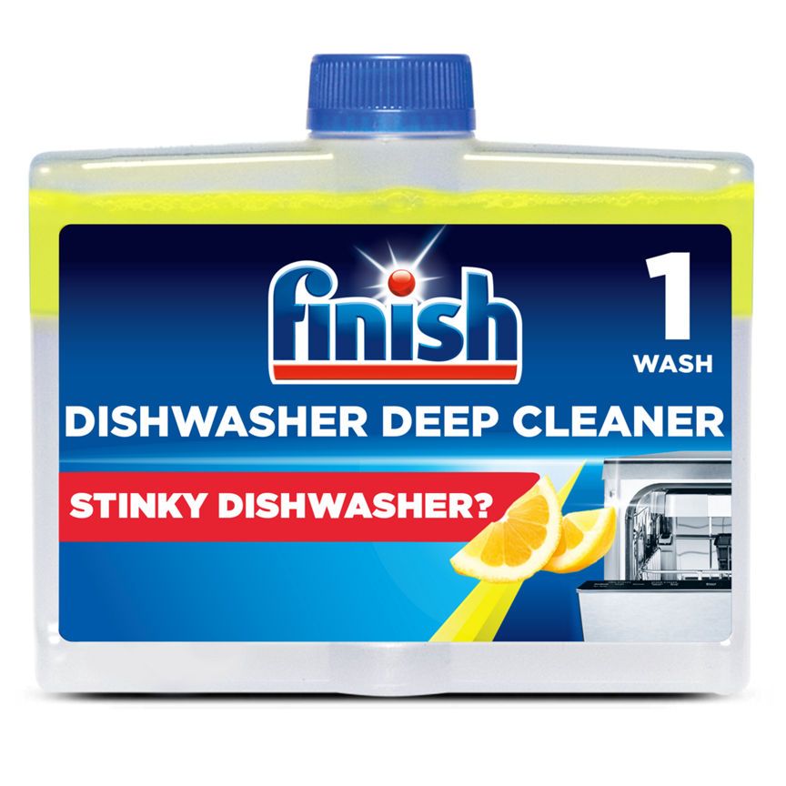 Finish Dishwasher Machine Cleaner, Lemon Scent