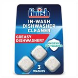 Finish In-Wash Dishwasher Machine Cleaner Tablets   3 per pack