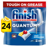 Finish Quantum All In One Lemon Dishwasher Tablets x24