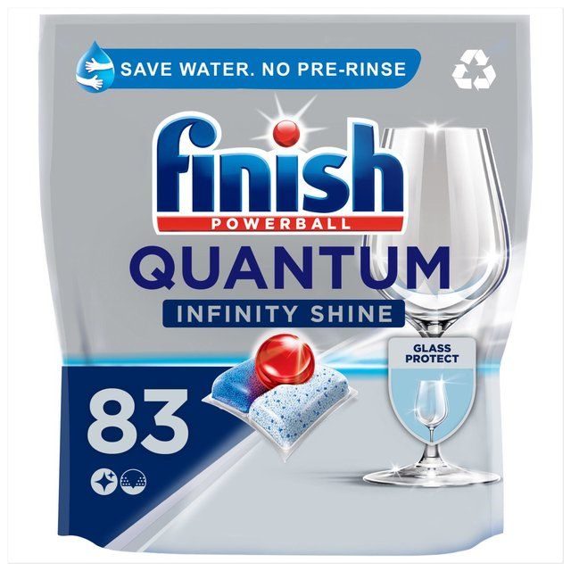 Finish Quantum Infinity Shine Dishwasher Tablets Original   83 per pack