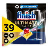 Finish Ultimate All in One Dishwasher Tablets Lemon, 39 Tablets